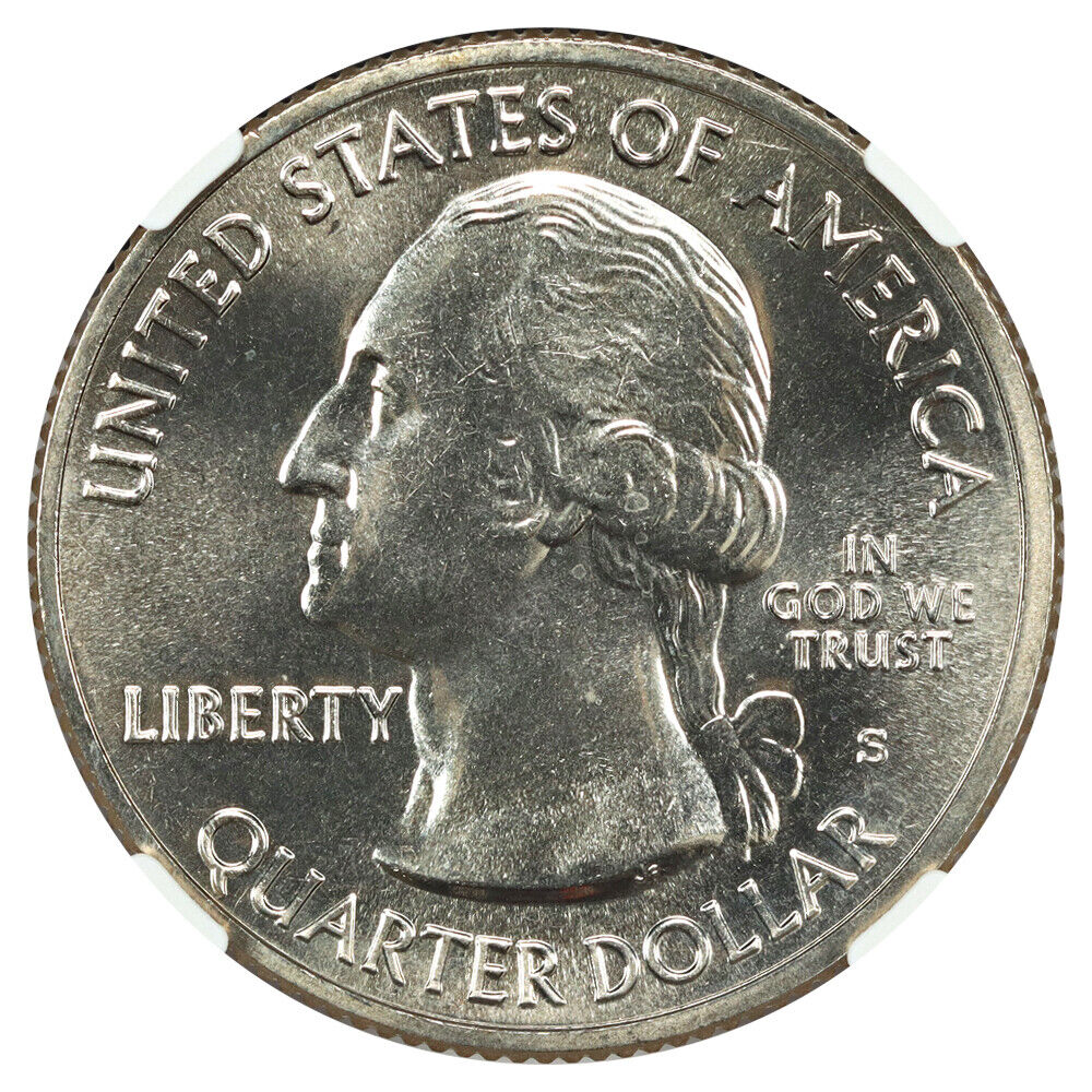 2018-S 25C Voyageurs NP NGC MS68PL - Type 1 - Clad