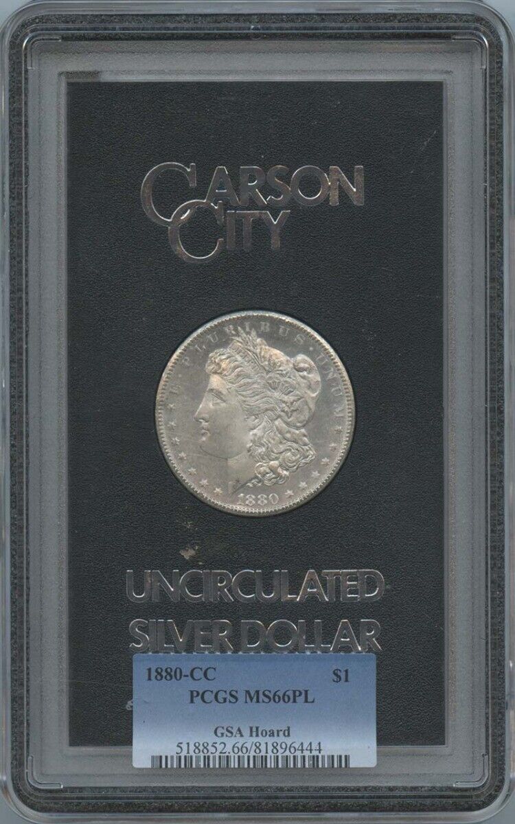 1880-CC Morgan Dollar GSA Hoard PCGS MS66 PL