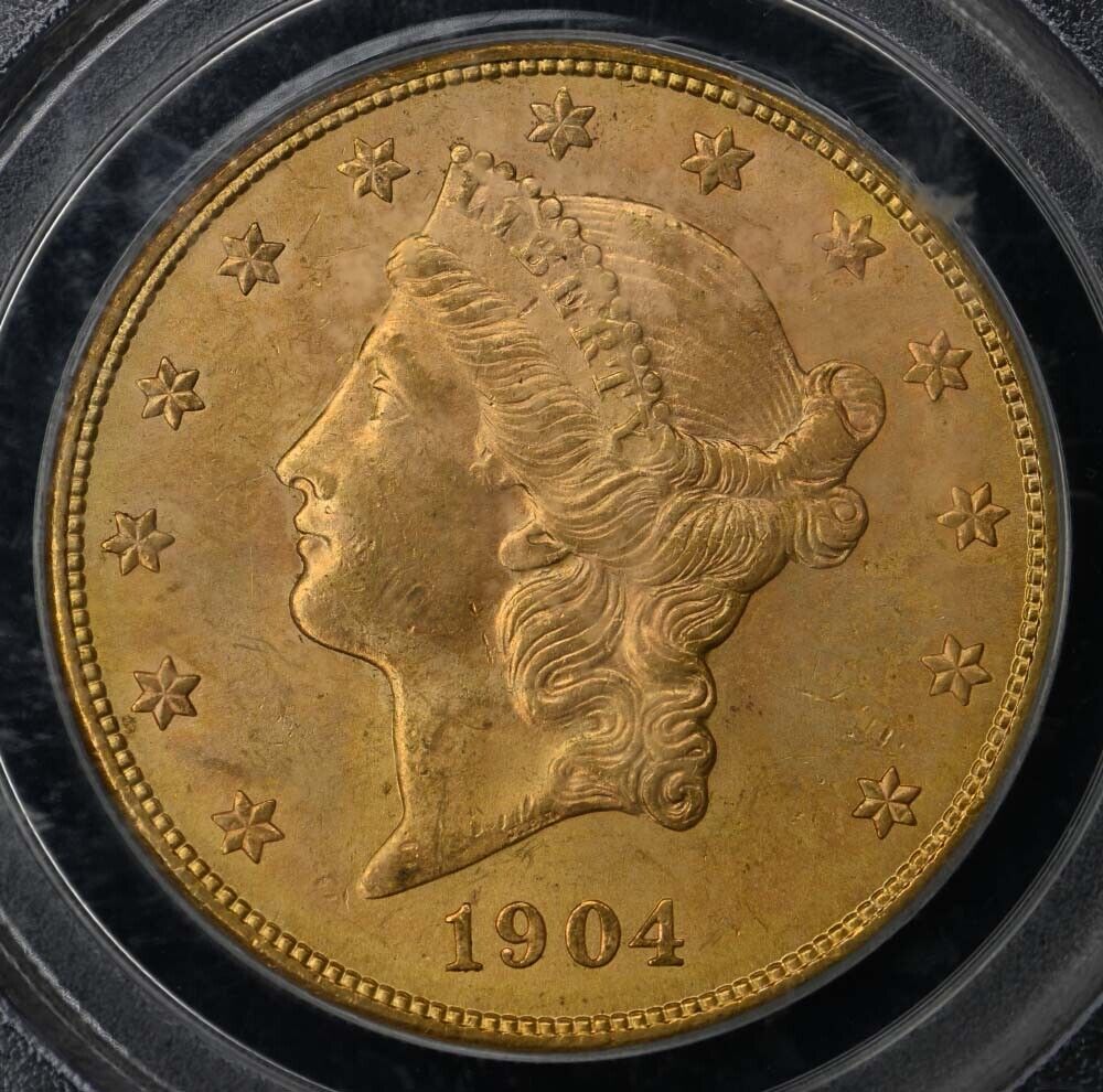 1904-S $20 Liberty Head Double Eagle PCGS MS63