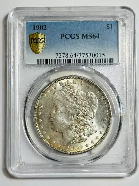 1902 P Morgan Silver Dollar PCGS MS-64