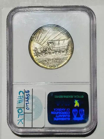 1937 D Classic Commemorative Oregon Trail Memorial NGC MS-67 CAC