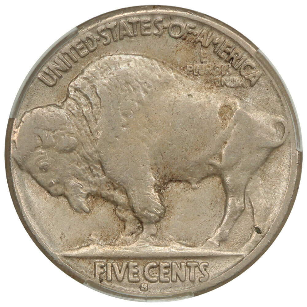 1917-S 5C CACG XF40 - Buffalo Nickel