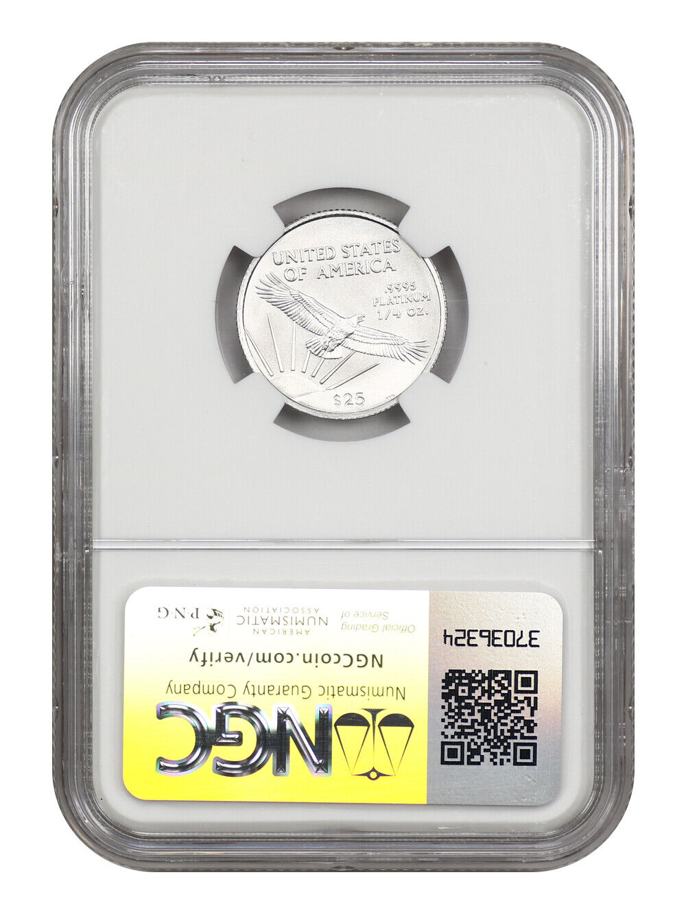 2008 $25 Statue of Liberty NGC MS70 (Early Releases)