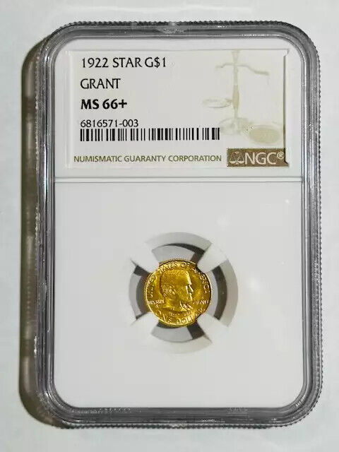 1922 P Grant $1 Gold NGC MS-66+ GRANT