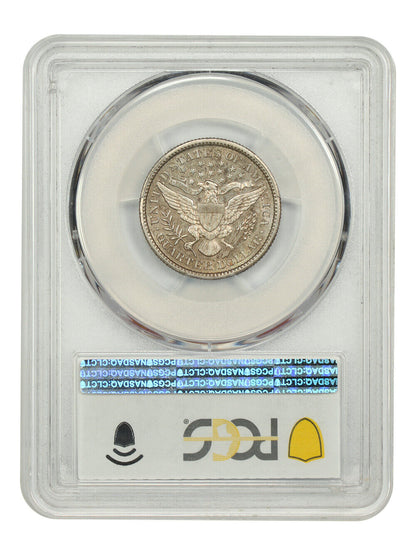 1900-S 25C PCGS AU53 - Barber Quarter