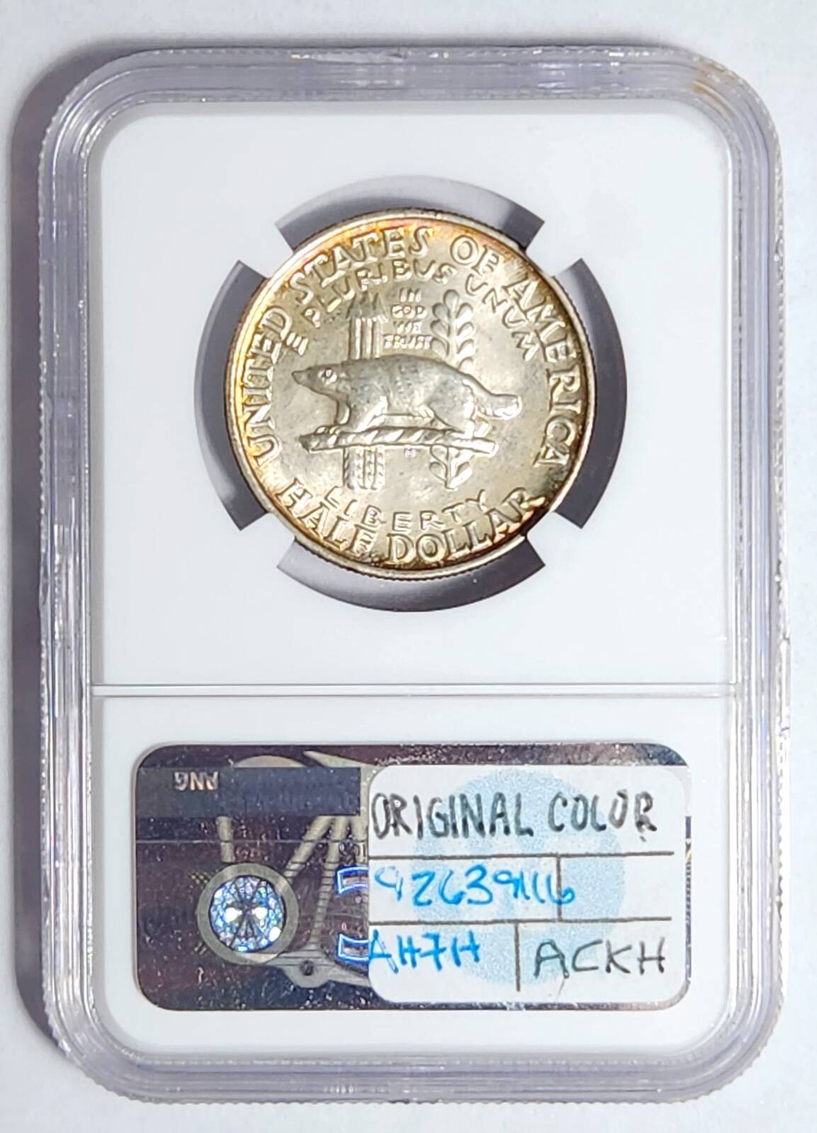 1936 P NGC MS-68 WISCONSIN - ORIGINAL COLOR