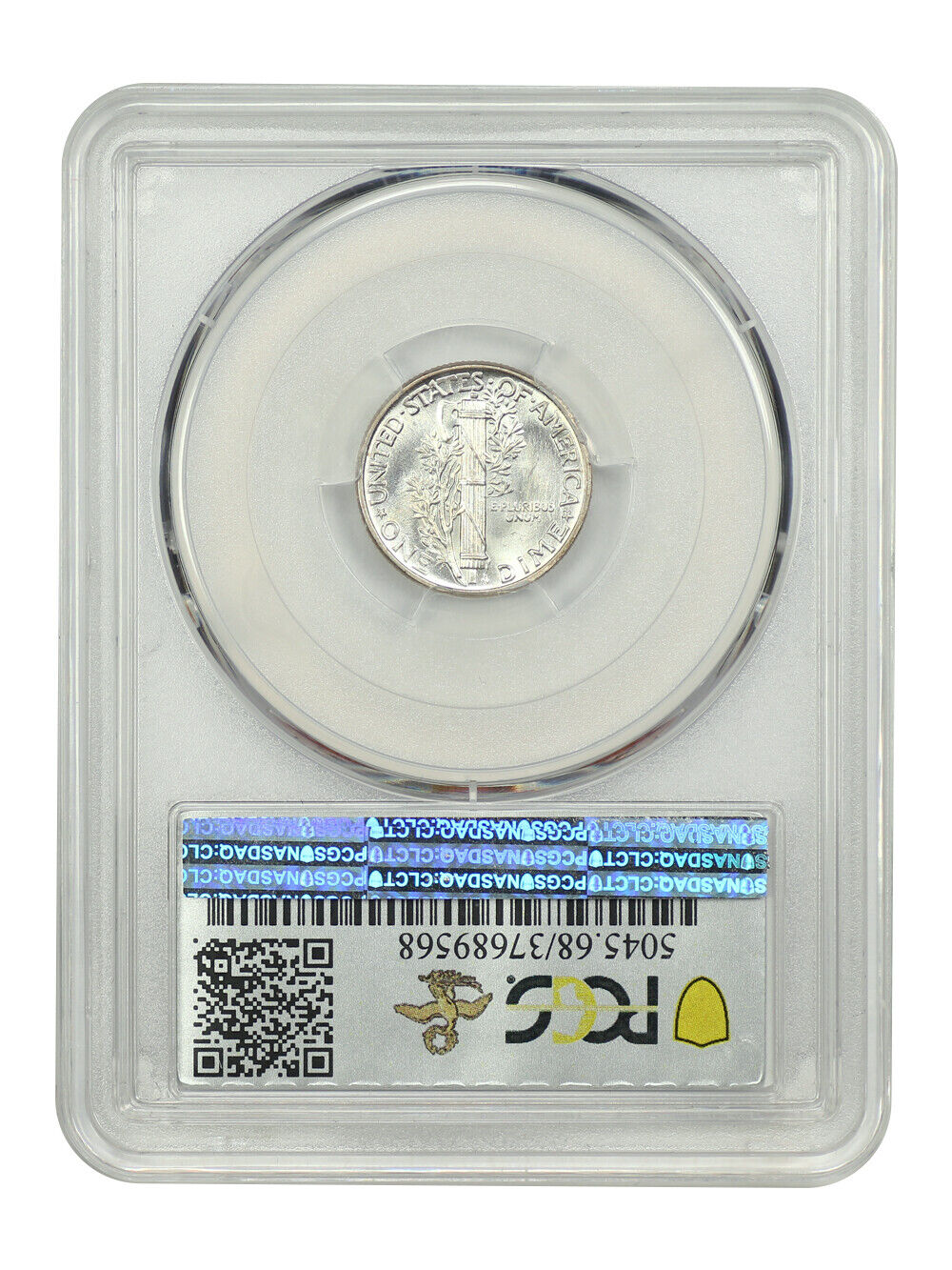 1943 10C PCGS MS68FB ex: D.L. Hansen