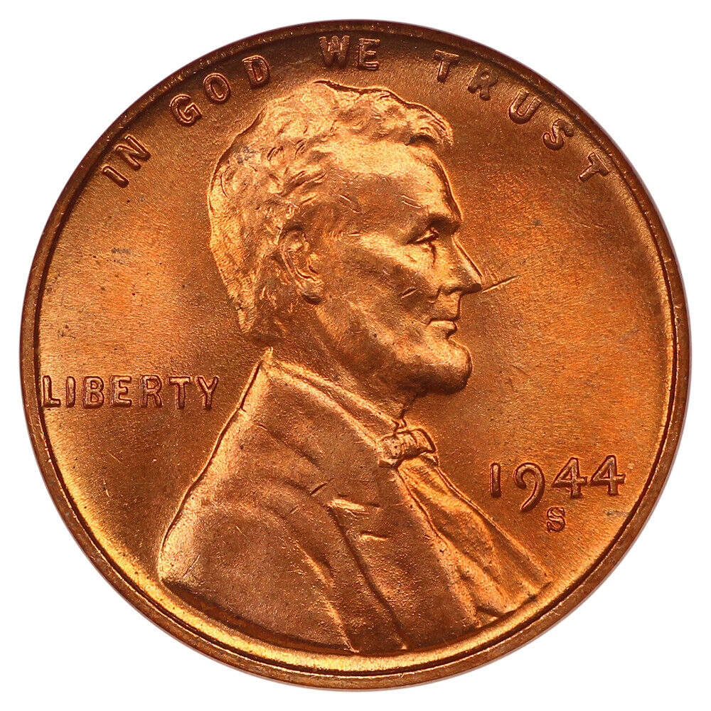1944-S 1C NGC MS67RD