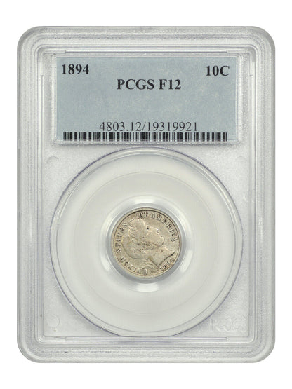 1894 10C PCGS F12