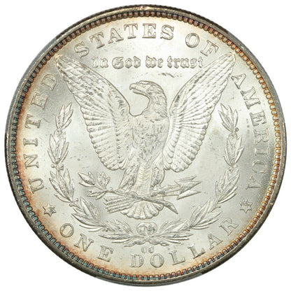 1891-CC $1 PCGS MS62+ - Morgan Dollar - Scarce Date