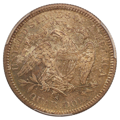 1877-S 25C PCGS MS64