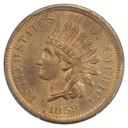 1859 1C PCGS MS65