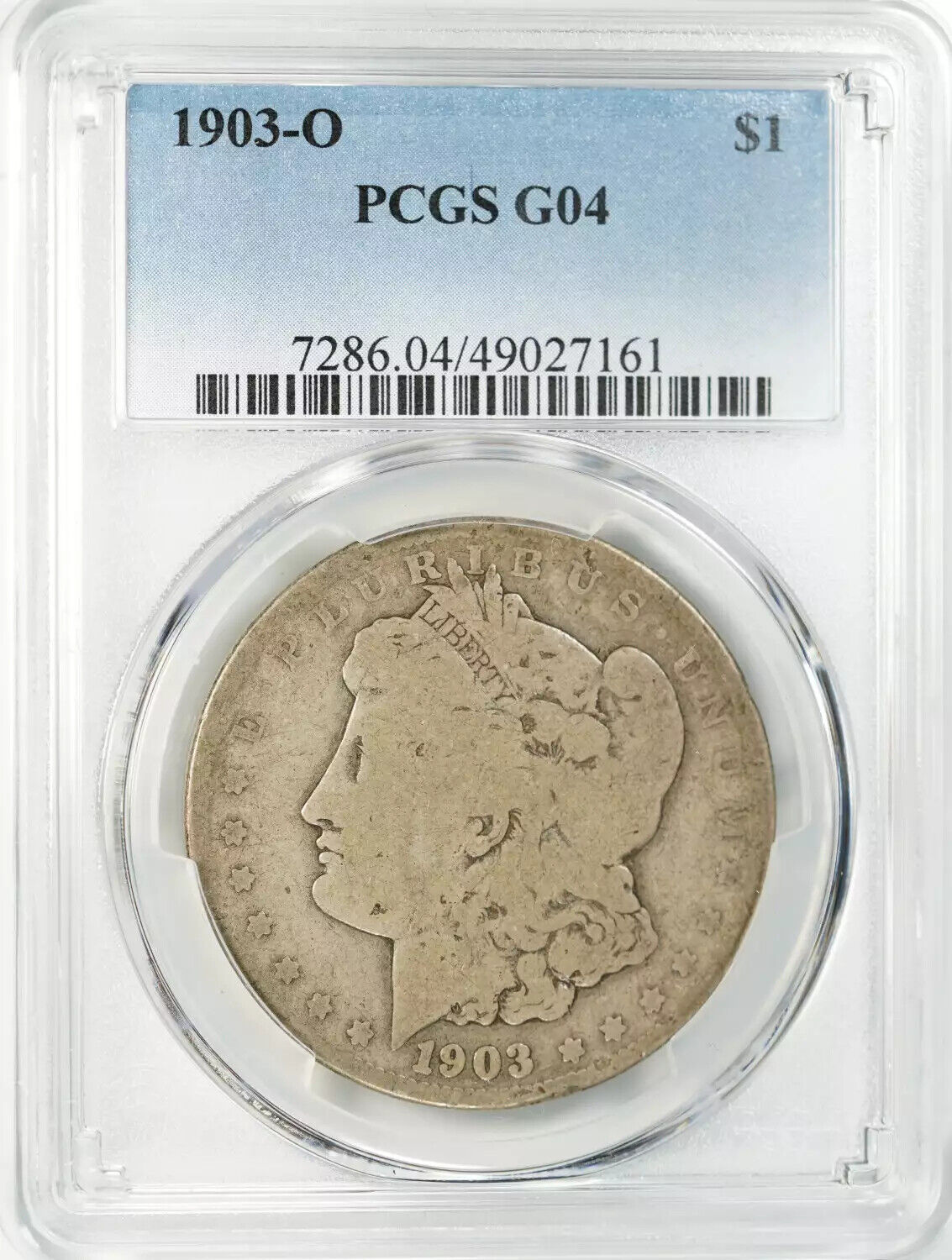 1903 O MORGAN SILVER DOLLAR $1 PCGS CERTIFIED G 04 GOOD (161)