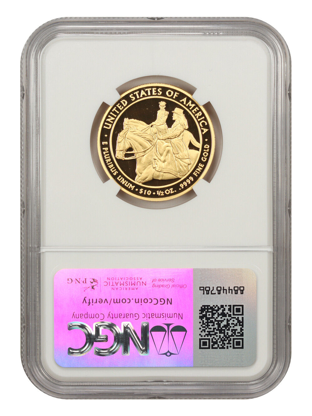 2011-W $10 Julia Grant NGC PR70DCAM