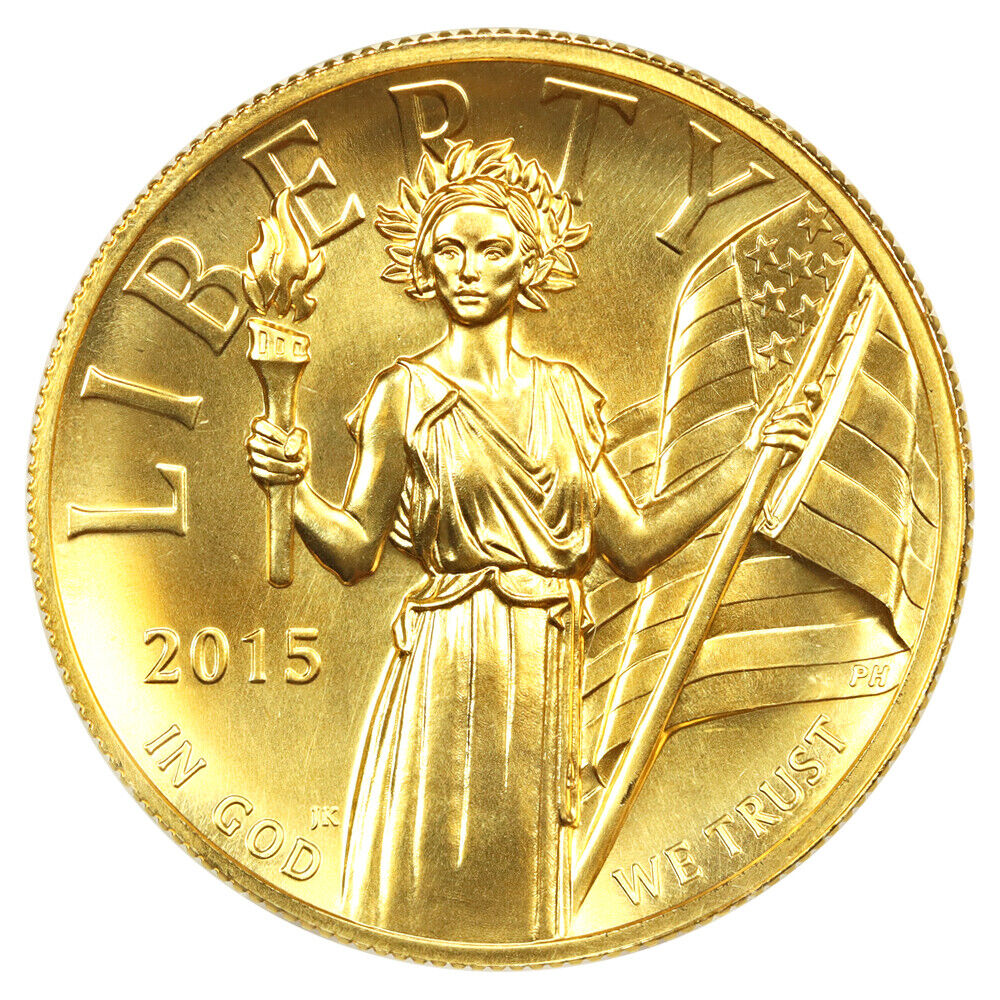 2015-W $100 High Relief PCGS MS70 (.9999 Fine Gold) - American Liberty Gold