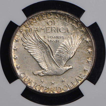 1924-S Standing Liberty Quarter 25C NGC MS66