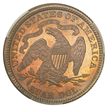 1885 25C CACG PR67 ex: D.L. Hansen - Liberty Seated Quarter