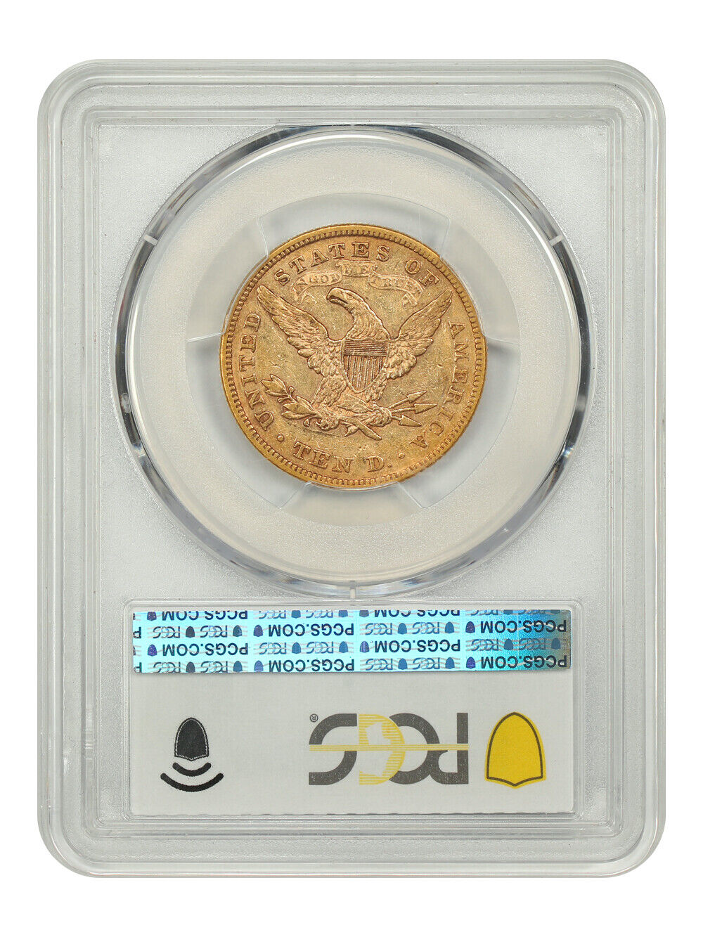 1872 $10 PCGS AU50 - Liberty Head $10