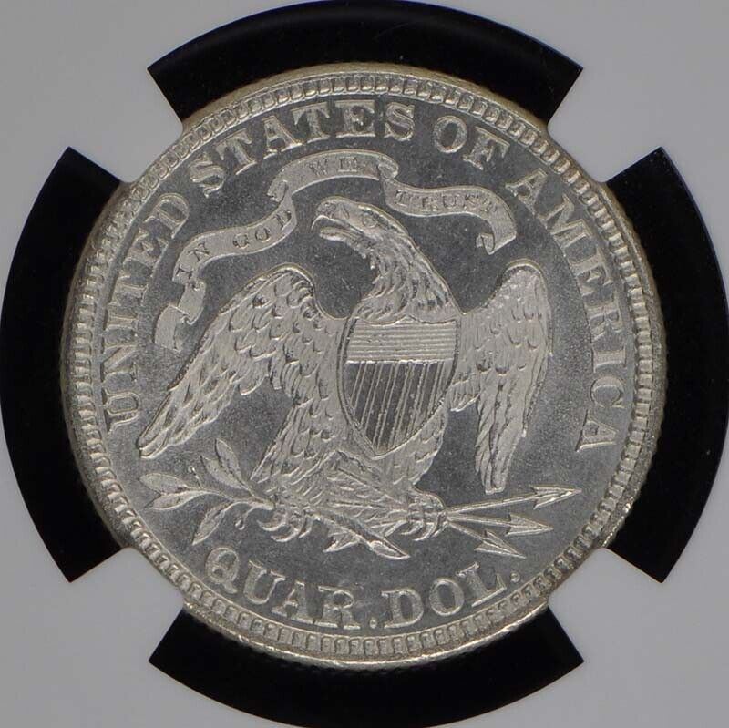 1882 Seated Liberty Quarter 25C NGC MS67+