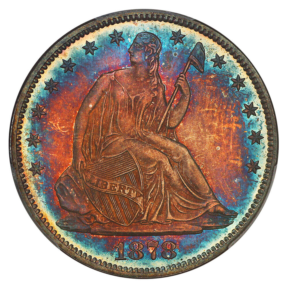 1878 50C PCGS PR67 ex: D.L. Hansen/Chrismor