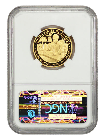 2010-W $10 Buchanan's Liberty NGC PR70DCAM - First Spouses