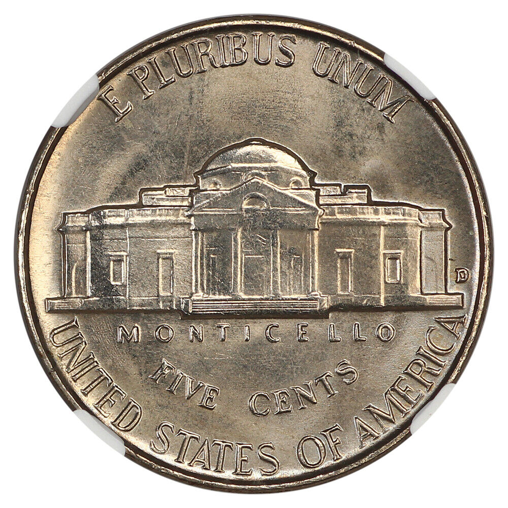 1958-D 5C NGC MS67 5FS - Jefferson Nickel