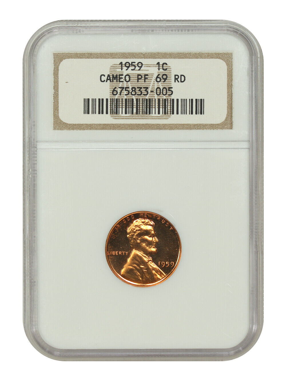 1959 1C NGC PR69RD CAM - Lincoln Cent (Modern)