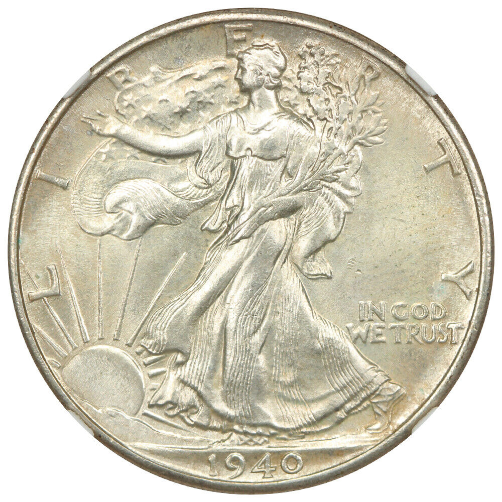 1940 50C NGC MS67 - Walking Liberty Half Dollar