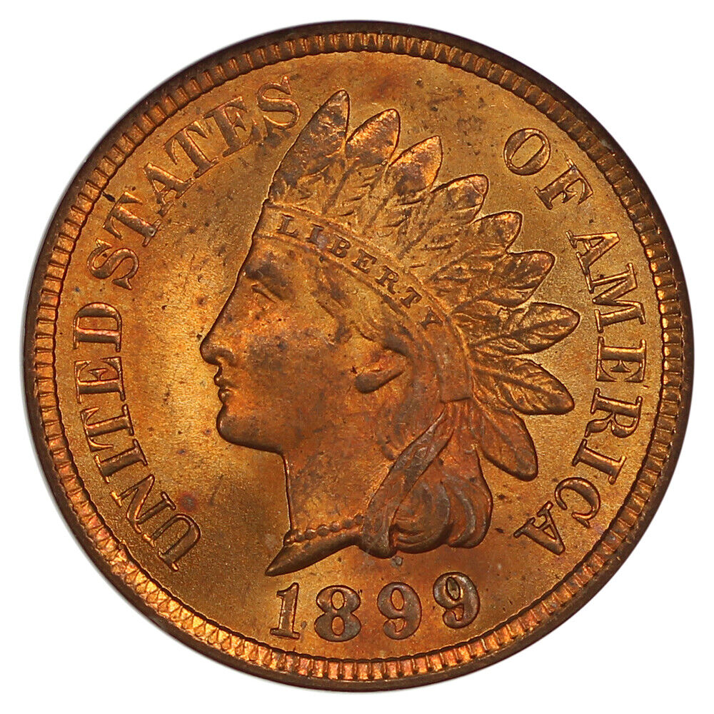 1899 1C NGC MS66RD - Indian Cent