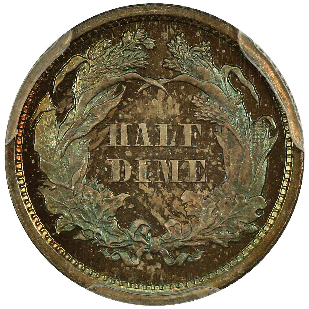 1872 H10C PCGS/CAC PR67 ex: D.L. Hansen