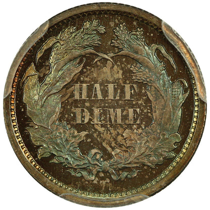 1872 H10C PCGS/CAC PR67 ex: D.L. Hansen