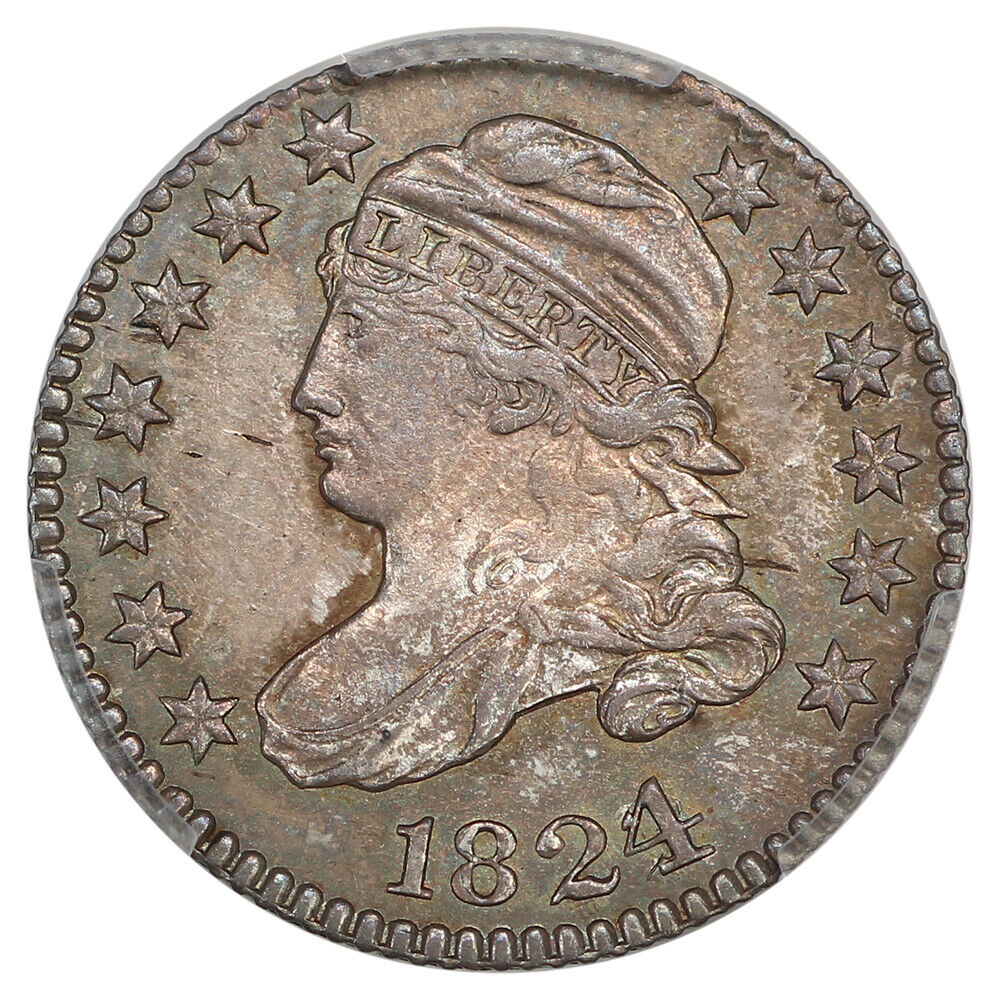 1824/2 10C PCGS MS64 ex: D.L. Hansen