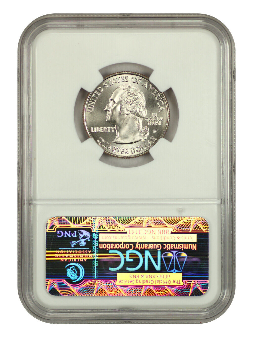 2009-D 25C Northern Mariana Islands NGC SP69 (Satin Finish) - Type 1, Clad