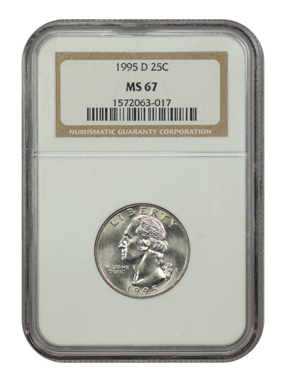 1995-D 25C NGC MS67 - Washington Quarter