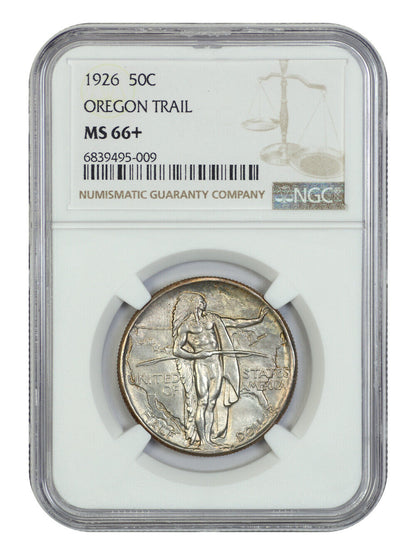 1926 50C Oregon NGC MS66+ - Classic Silver Commemorative