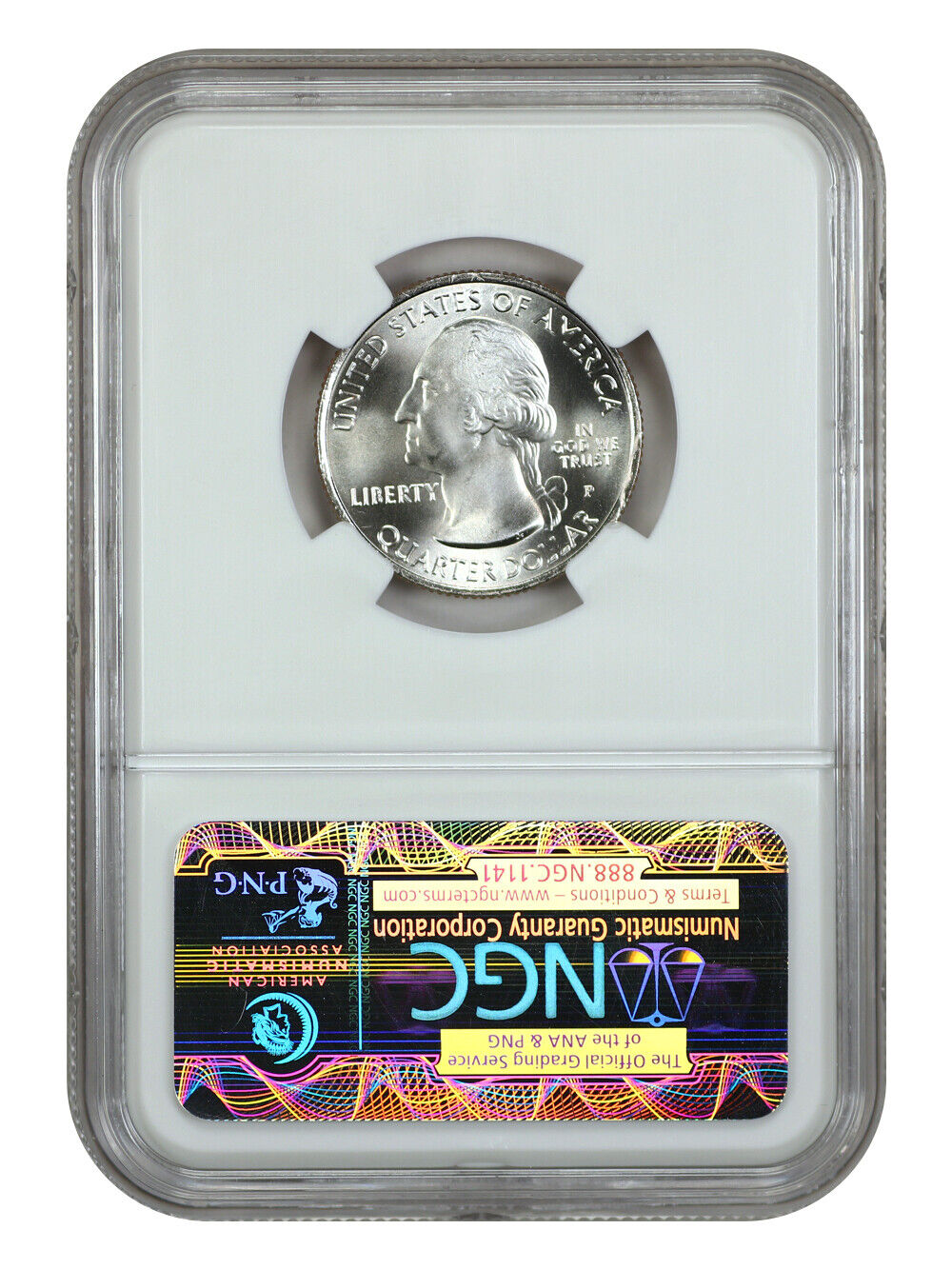 2010-P 25C Grand Canyon NP NGC SP69 (Satin Finish) - Type 1 - Clad