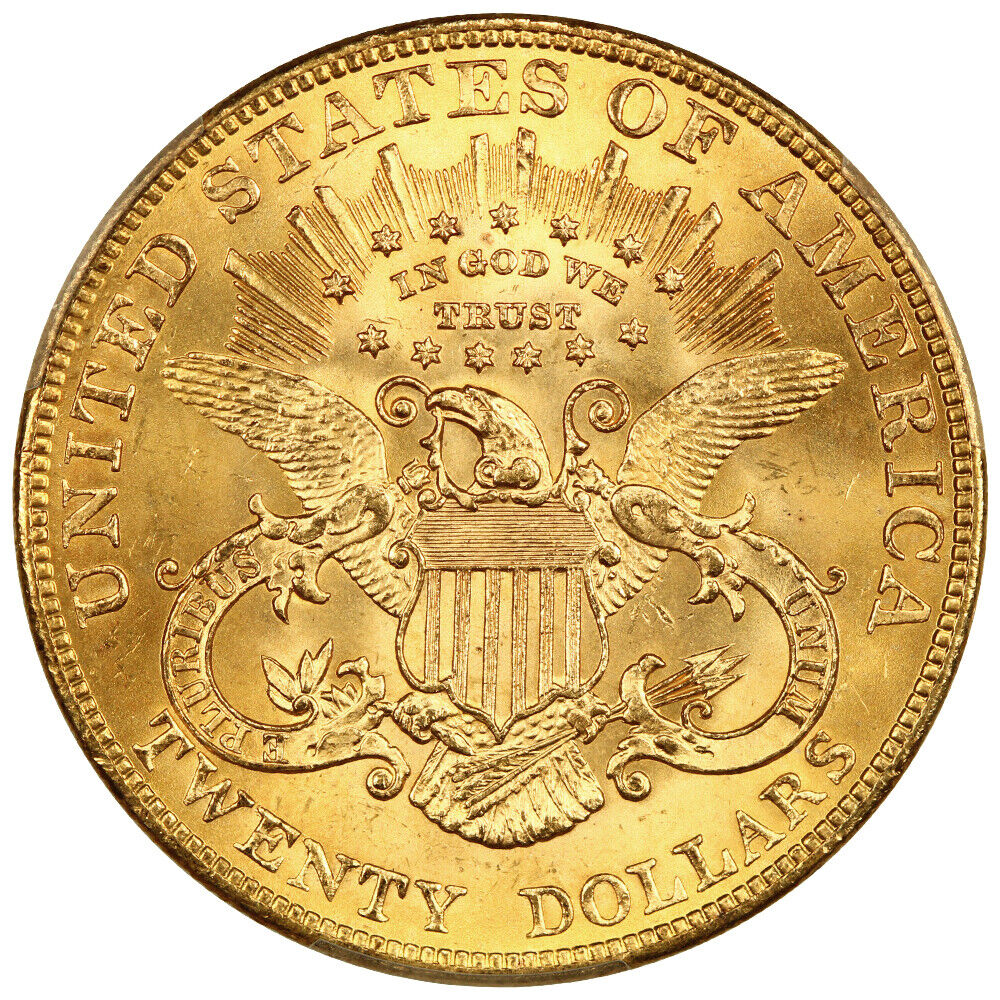 1903 $20 PCGS/CAC MS65+ ex: D.L. Hansen