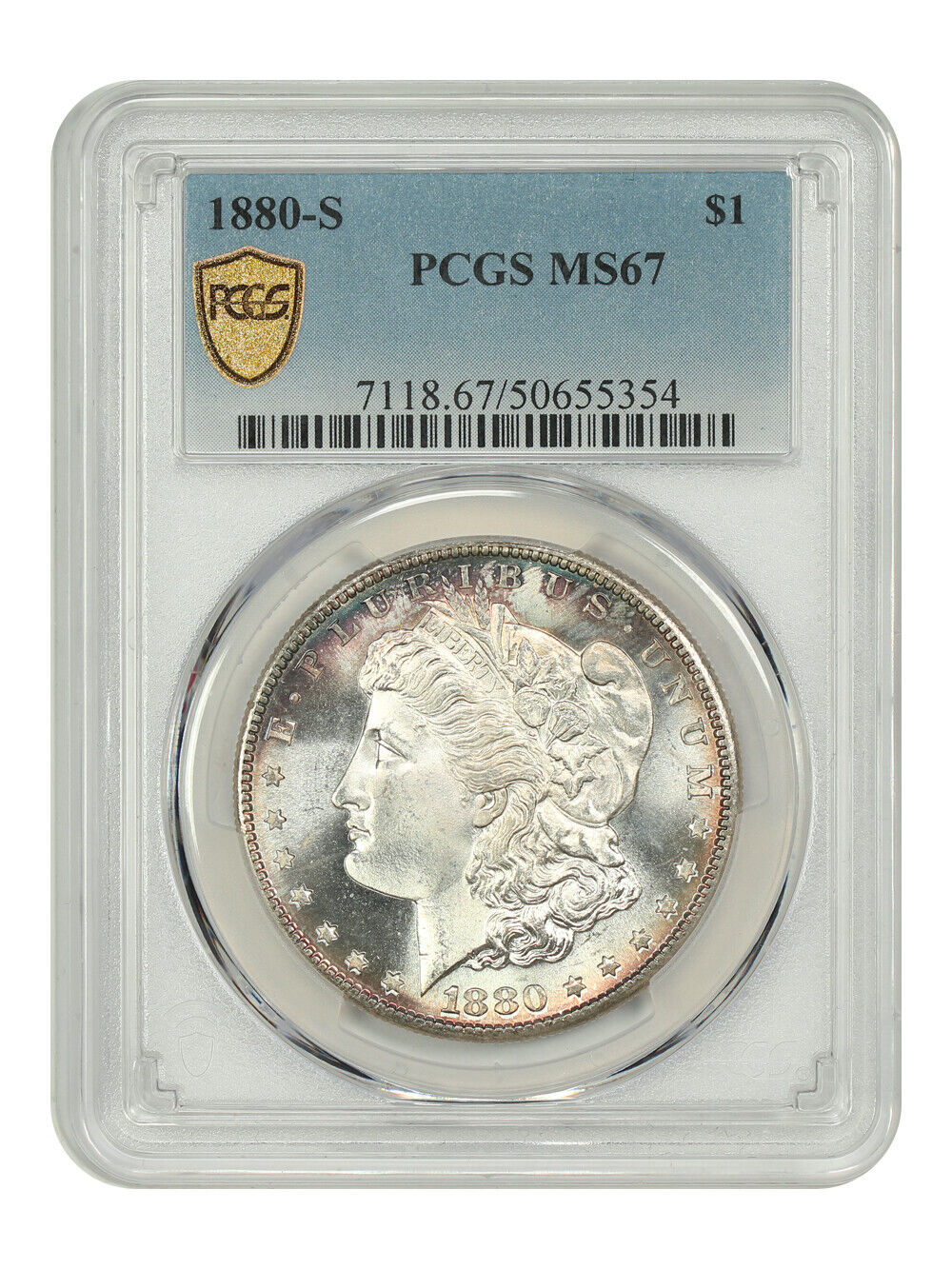 1880-S $1 PCGS MS67 - Morgan Dollar