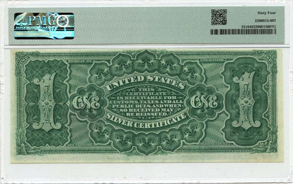 1886 $1 Silver Certificate  Martha Washington Fr# 221 PMG CH64