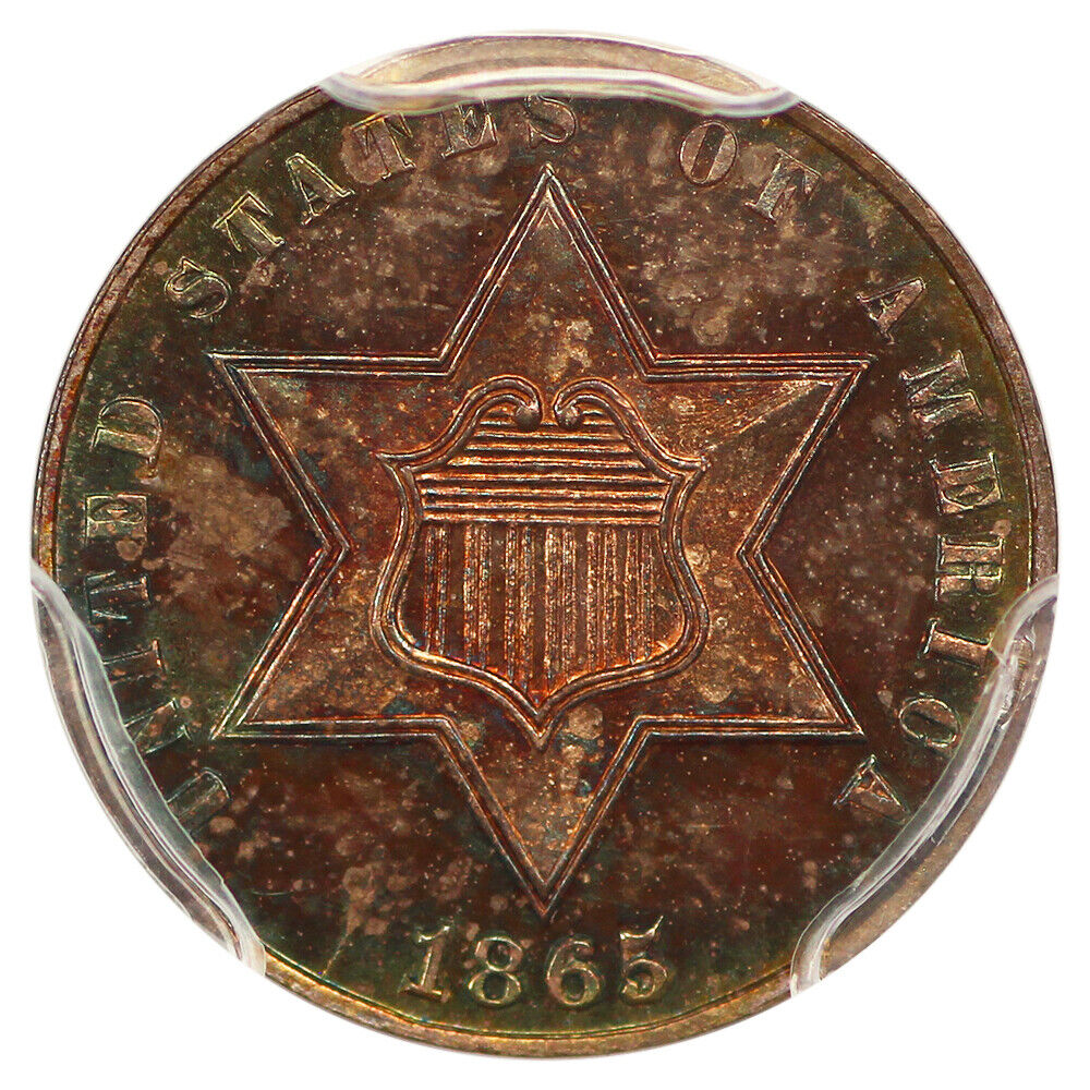 1865 3CS PCGS PR66