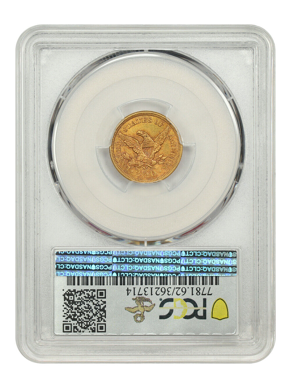 1856-S $2.50 PCGS MS62 ex: D.L. Hansen - Liberty Head $2.5