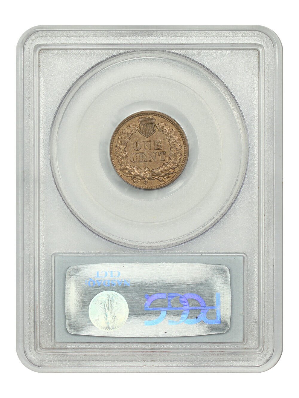 1864 1C PCGS AU58 (Copper-Nickel) - Indian Cent - Final Year Copper-Nickel Issue