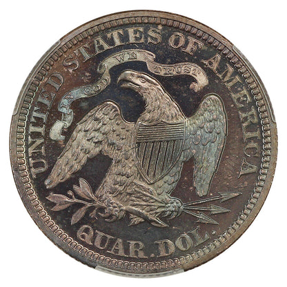 1872 25C CACG PR67CAM ex: D.L. Hansen - Liberty Seated Quarter