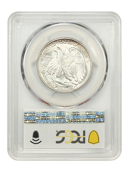 1943 50C PCGS MS65