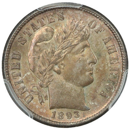 1893-S 10C PCGS MS64 - Barber Dime