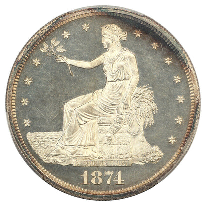 1874 Trade $1 PCGS PR65CAM - Trade Dollar - Desirable Proof Trade Dollar