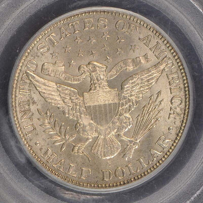 1911-S 50C Barber Half Dollar PCGS MS65 CAC