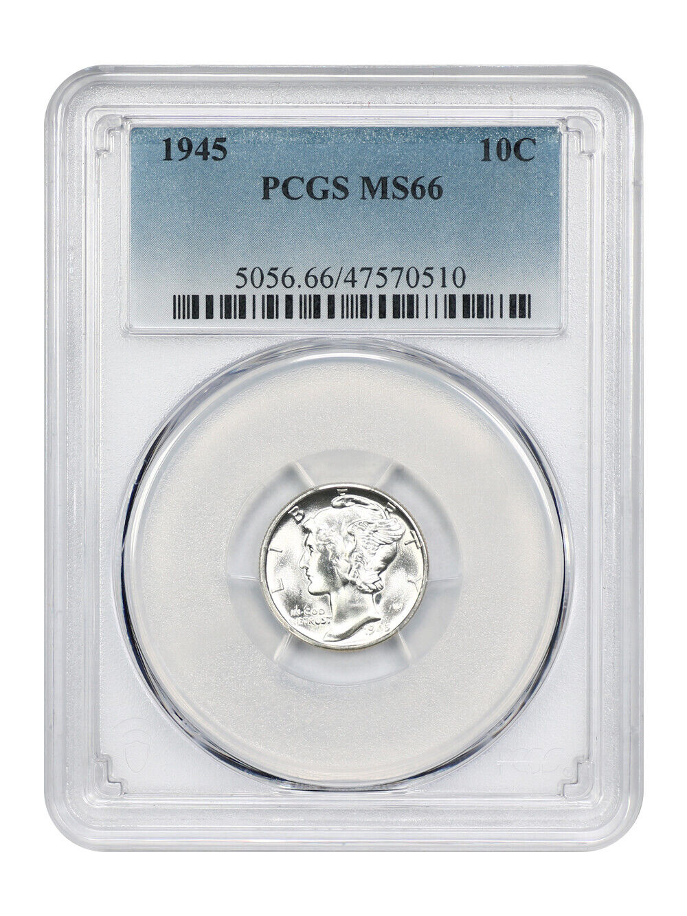 1945 10C PCGS MS66