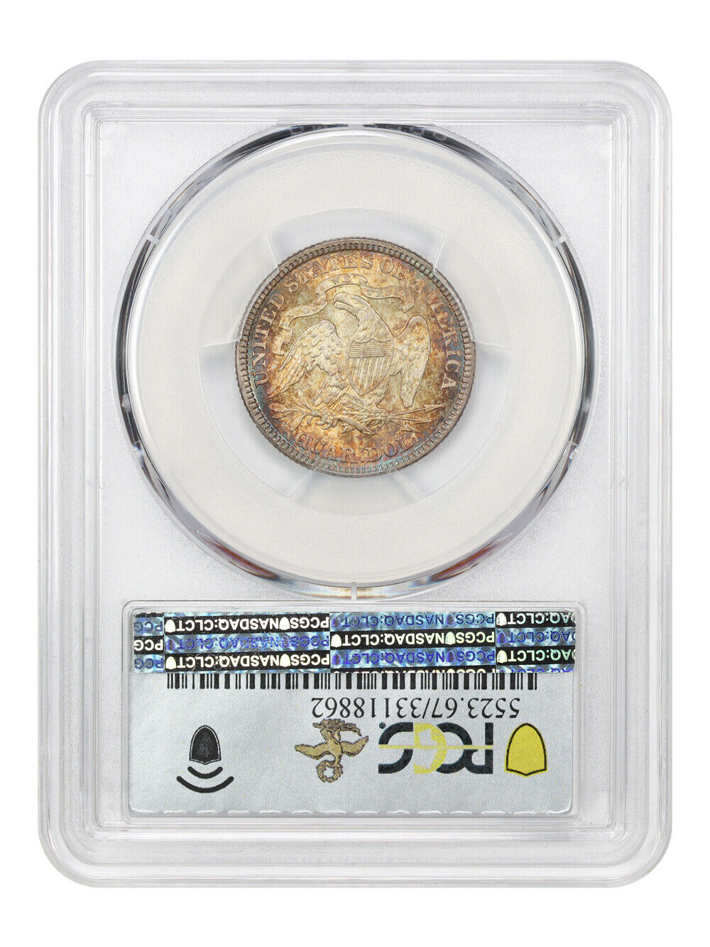 1890 25c PCGS MS67 ex: D.L. Hansen