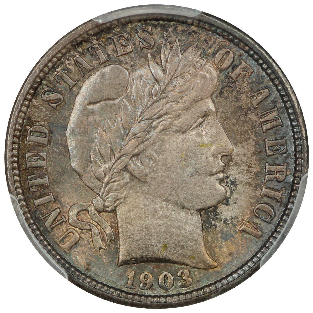 1903-O 10C PCGS/CAC MS65